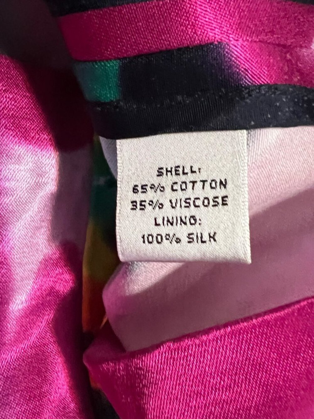 St. John Floral Dress Watercolor Sleeveless Pencil Sheath Lined Silk Pockets 6 - Picture 13 of 14